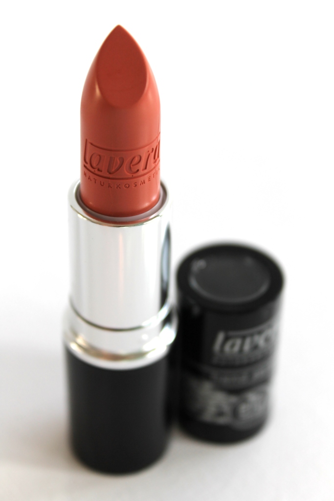 Review: lipstick Lavera Peach Amber (biologisch)
